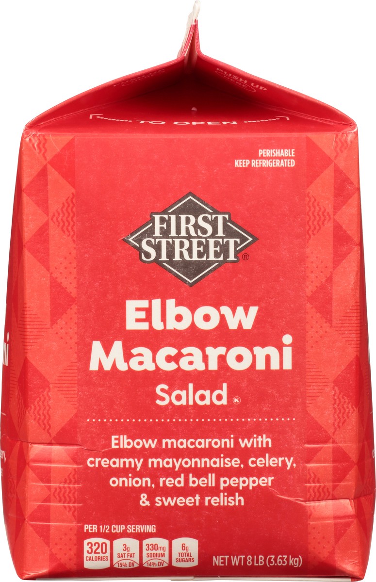 slide 2 of 14, First Street Elbow Macaroni Salad, 8 lb