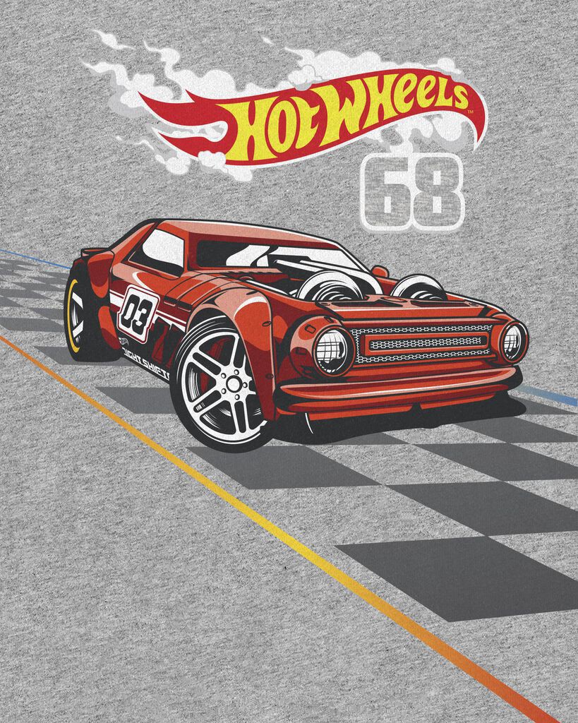 slide 2 of 2, Carter's Carters Kid Hot Wheels TM Tee Grey 14, 1 ct