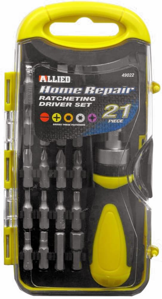 slide 1 of 1, Allied 21-Piece Home Repair Ratcheting Driver Set, 21 ct