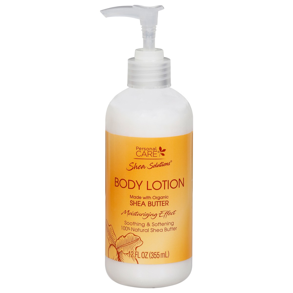 slide 1 of 9, Personal Care Shea Solutions Moisturizing Effect Body Lotion 12 fl oz, 12 fl oz