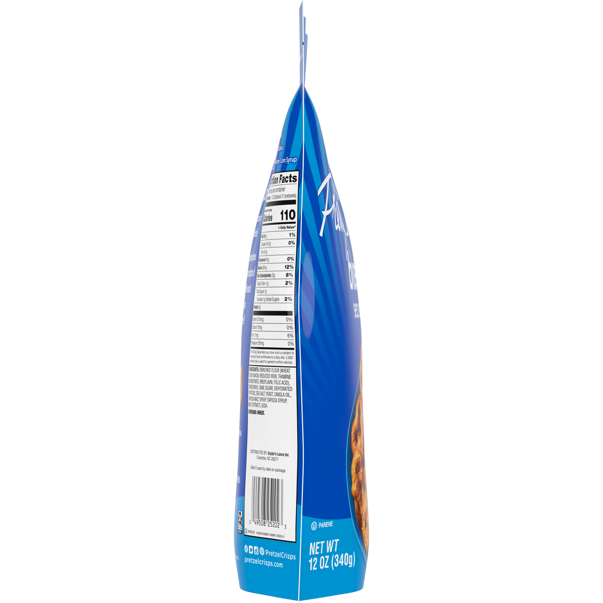 slide 2 of 5, Snack Factory Pretzel Crisps Bites, Sea Salt Pretzels, 12 Oz, 12 oz