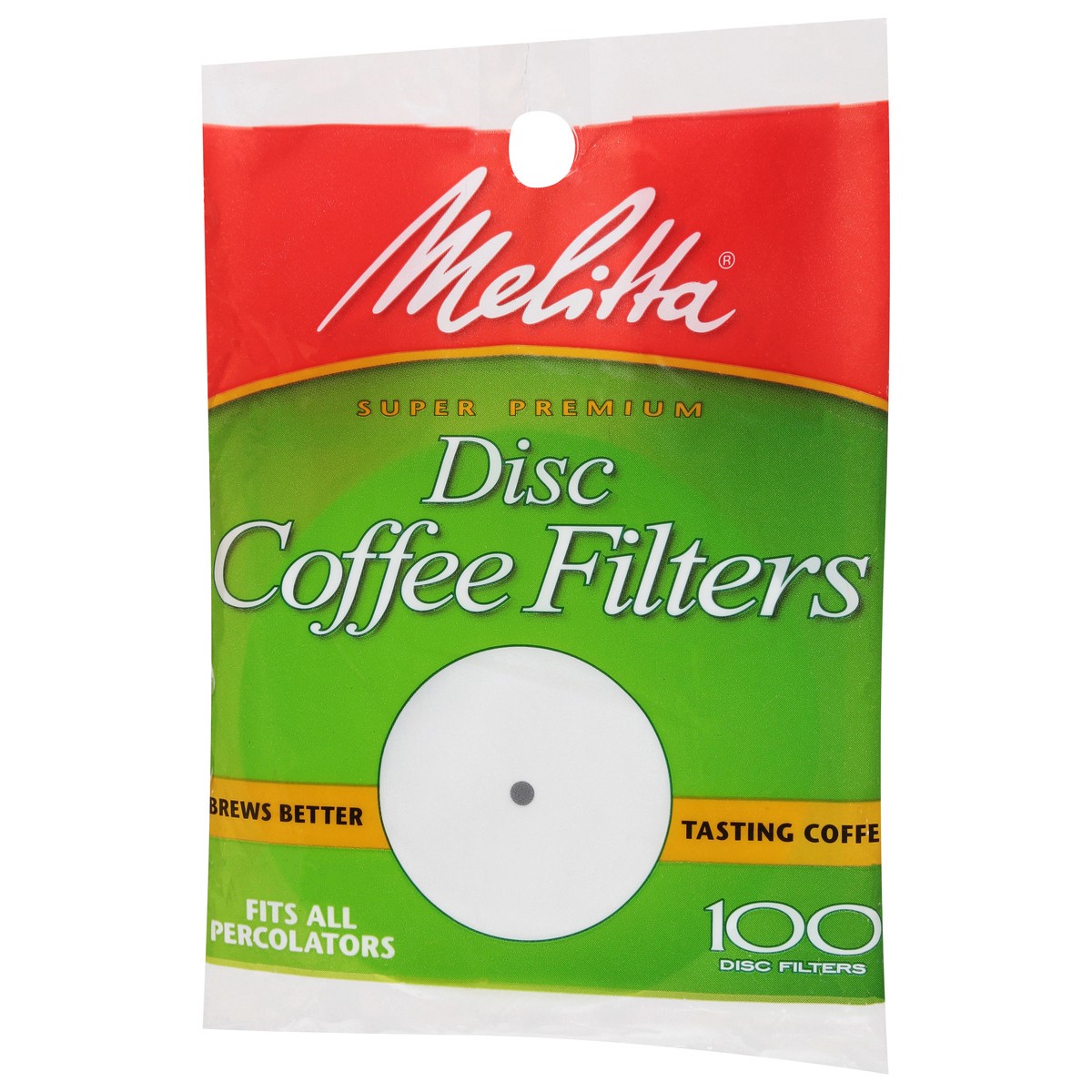 slide 8 of 9, Melitta Disc Super Premium Coffee Filters - 100 ct, 100 ct