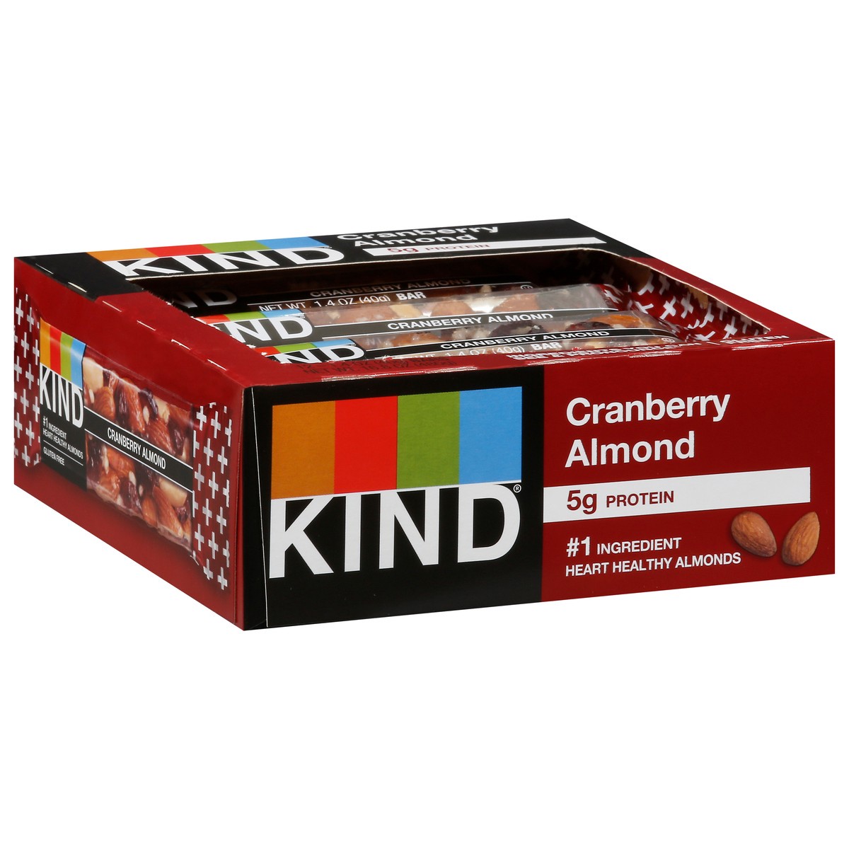slide 2 of 9, KIND Cranberry Almond Bars 12 - 1.4 oz Bars, 12 oz
