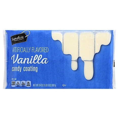 slide 1 of 1, Signature Select Candy Coating Vanilla, 24 oz