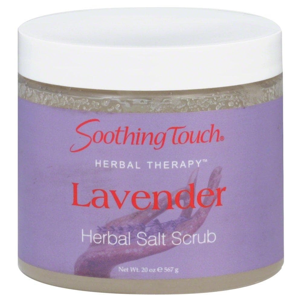 slide 1 of 1, Soothing Touch Lavender Herbal Salt Scrub, 20 oz