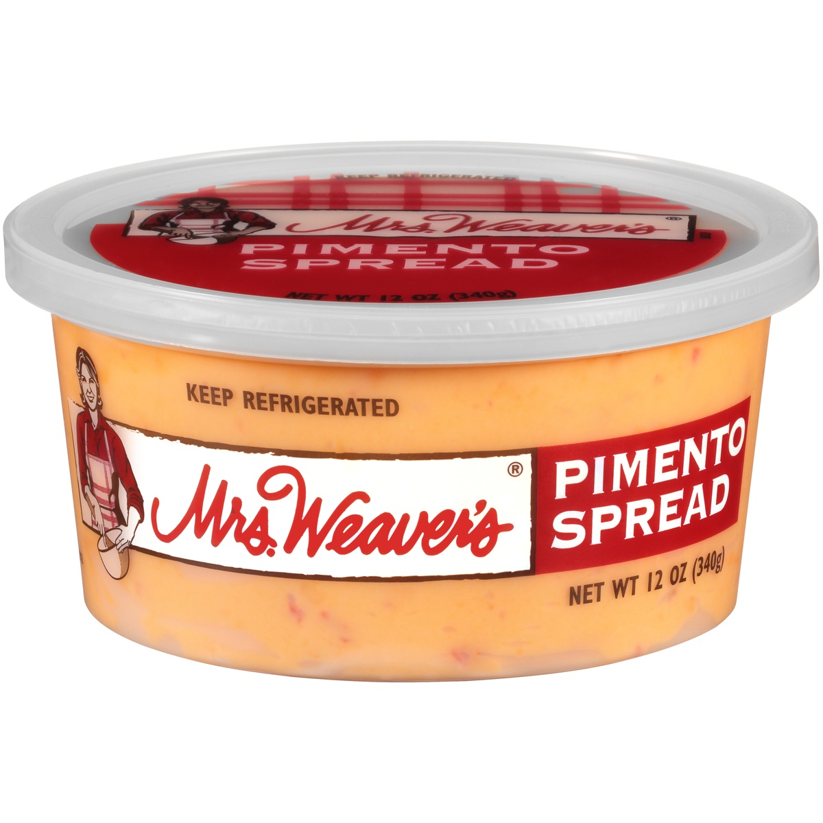 slide 1 of 1, Mrs. Weaver's Pimiento Cheese Spread, 12 oz