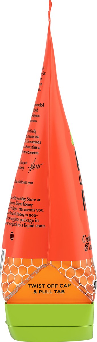 slide 5 of 10, Nature Nate's Organic 100% Pure Raw & Unfiltered Honey Squeeze Pouch, 14 oz