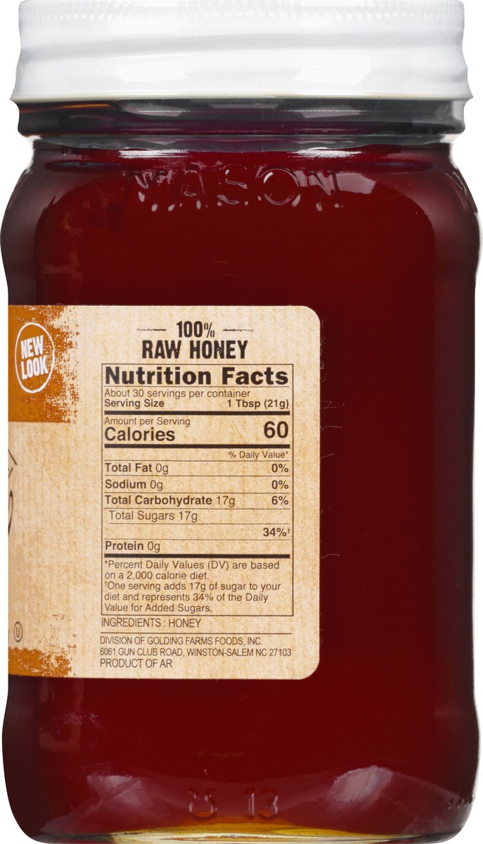 slide 8 of 12, Mountain Ridge Honey, 100% Raw, 22 oz