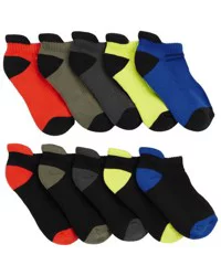 Carter's Carters Kid 10-Pack Athletic Socks Multi 8-14
