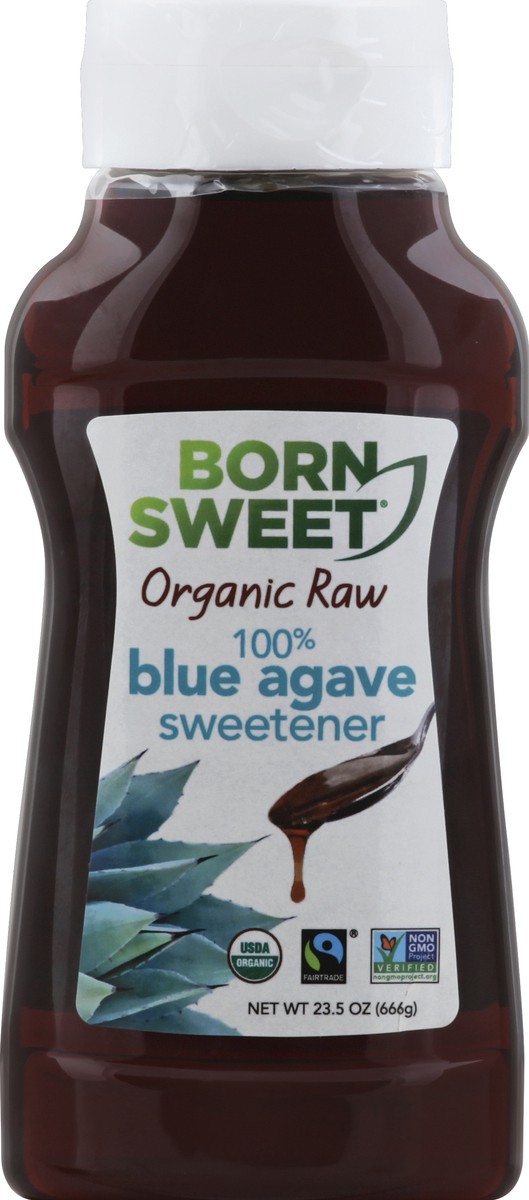 slide 2 of 2, Born Sweet Organic Raw Agave, 23.5 oz