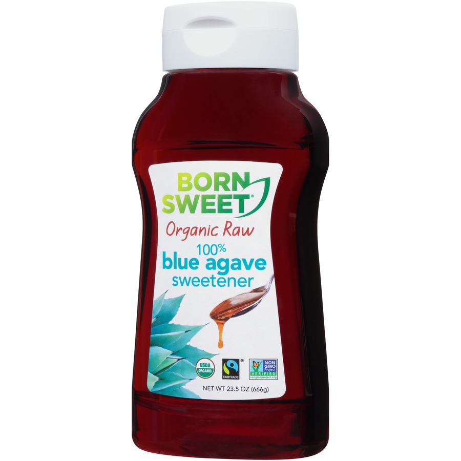 slide 3 of 8, Born Sweet Organic Raw Agave, 23.5 oz