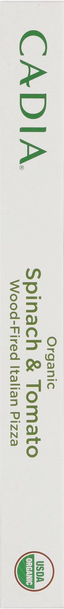 slide 4 of 14, Cadia Wood-Fired Organic Spinach & Tomato Italian Pizza 12 oz, 12 oz