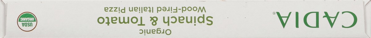 slide 5 of 14, Cadia Wood-Fired Organic Spinach & Tomato Italian Pizza 12 oz, 12 oz