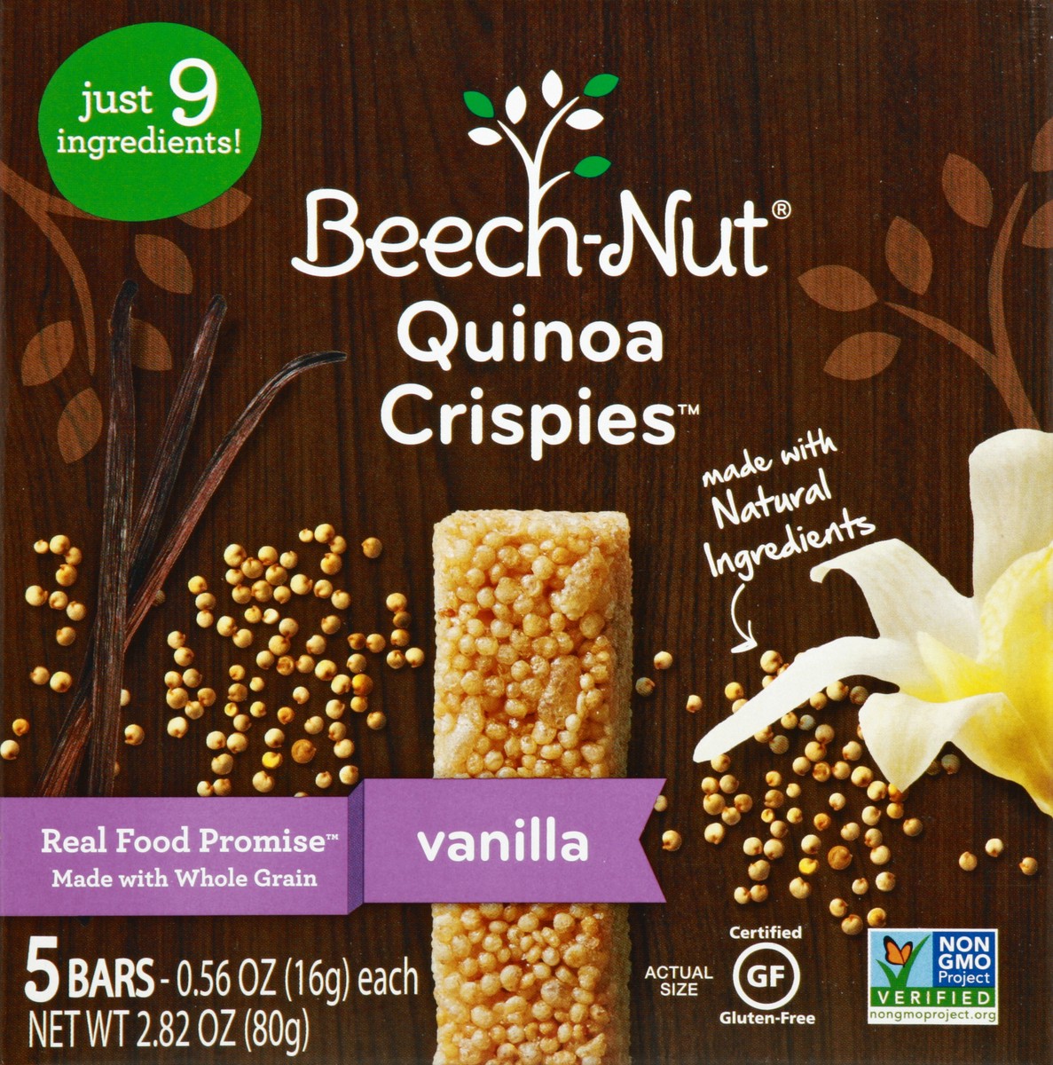 slide 1 of 6, Beech-Nut Quinoa Crispies 5 ea, 5 ct