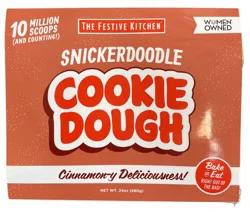 Festive Kitchen Snickerdoodle Cookie Dough