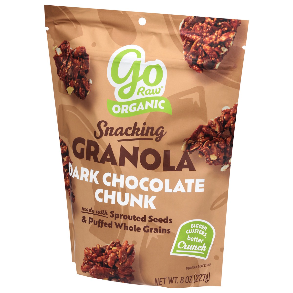 slide 3 of 4, Go Raw Organic Dark Chocolate Chunk Granola 8 oz, 8 oz