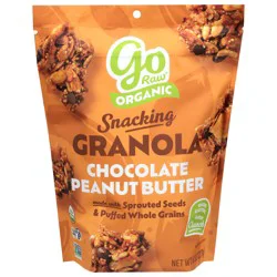 Go Raw Organic Chocolate Peanut Butter Granola 8 oz