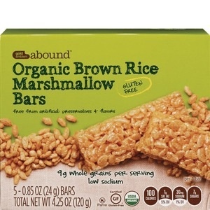 slide 1 of 1, CVS Gold Emblem Abound Organic Brown Rice Marshmallow Bar, 4.25 oz