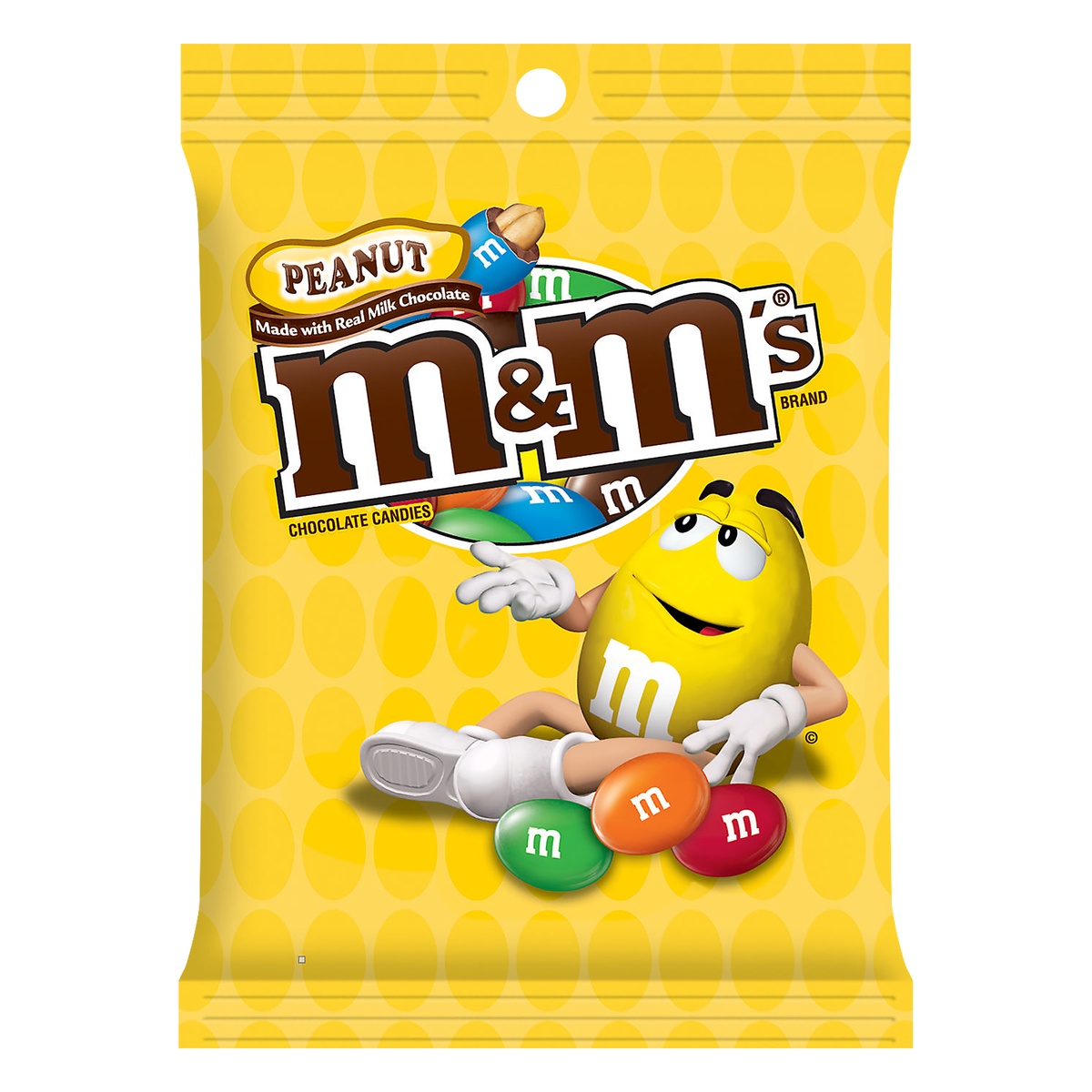 slide 1 of 1, M&M's Peanut Chocolate Candies, 2.83 oz