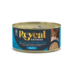Reveal Complete Pate Tuna Fillet with Mackerel Recipe in Broth Cat Food 2.47 oz