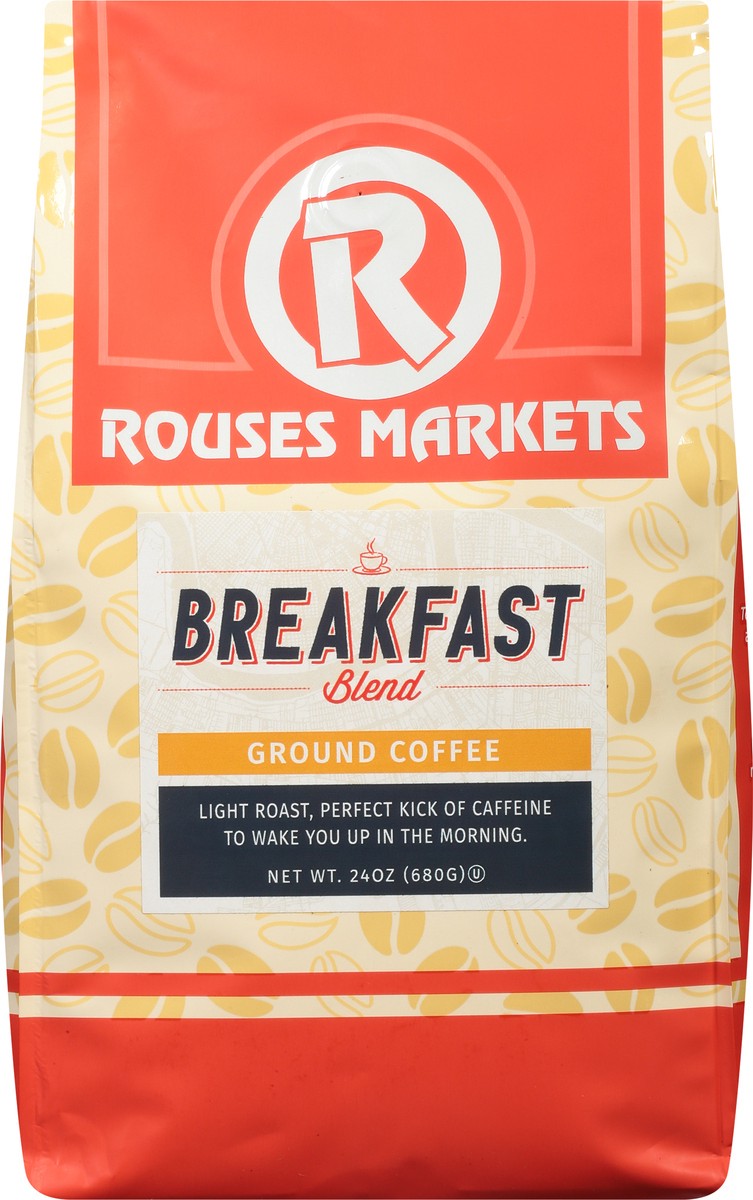 slide 6 of 11, Rouses Markets Ground Breakfast Blend Coffee 24 oz, 24 oz