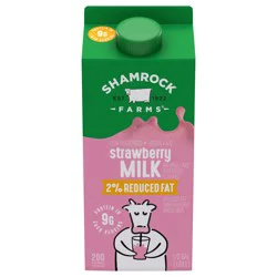 Shamrock Farms 2% Reduced Fat Strawberry Milk- 1/2 gal