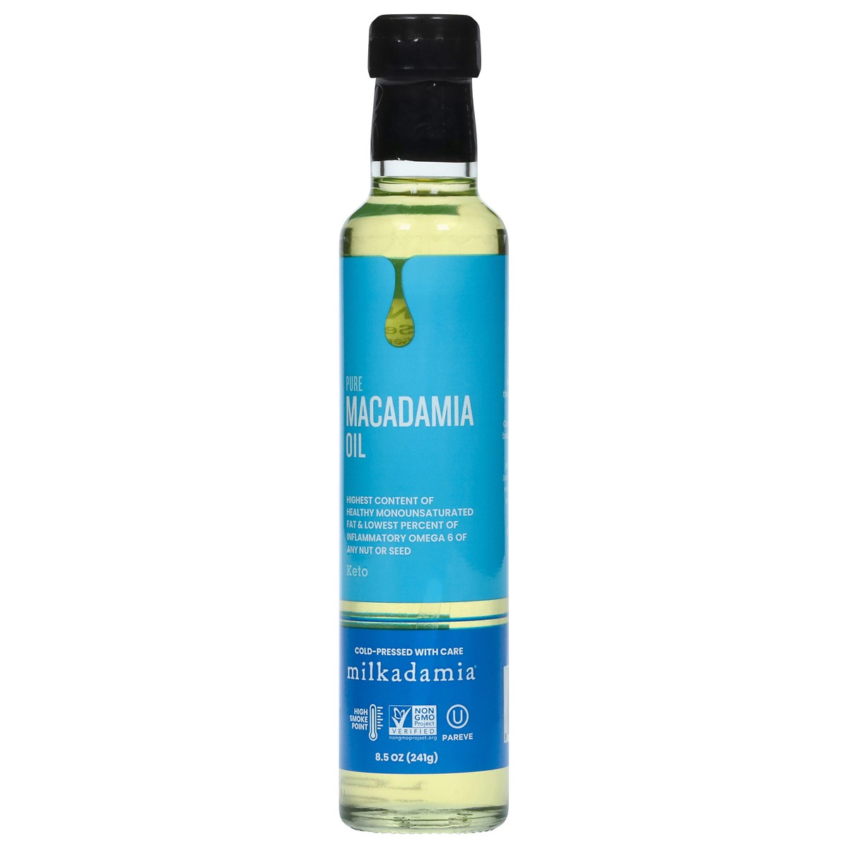 slide 3 of 9, Milkadamia Pure Macadamia Oil 8.5 oz, 8.5 oz
