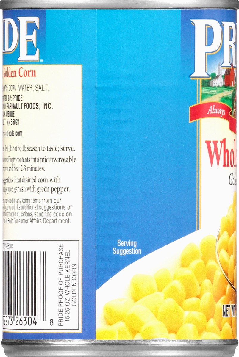 slide 8 of 9, Pride Whole Kernel Golden Corn 15.25 oz, 15.25 oz