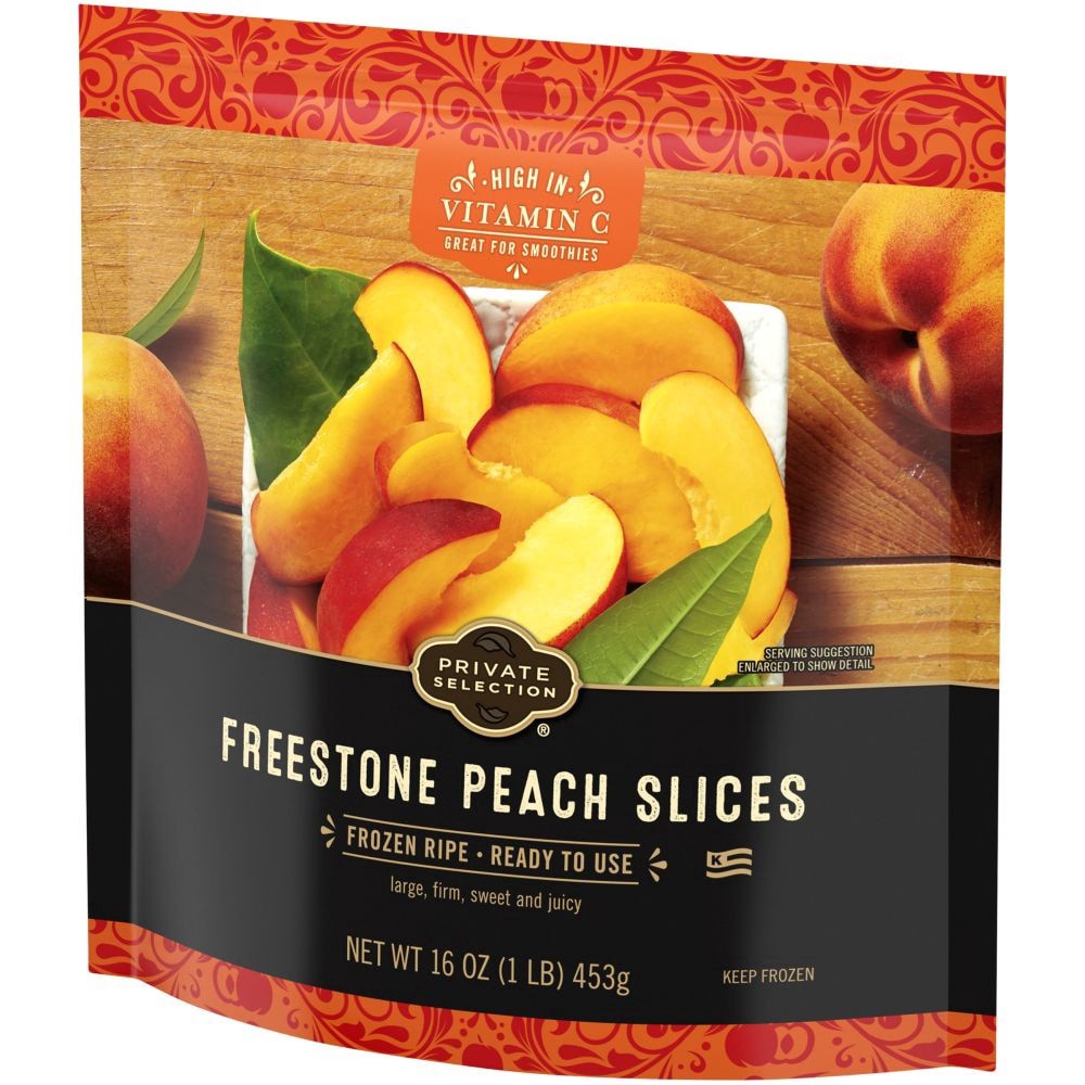 slide 4 of 4, Private Selection Sliced Freestone Peaches, 16 oz