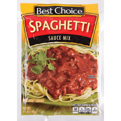 slide 1 of 1, Best Choice Spaghetti Sauce Mix, 1.5 oz