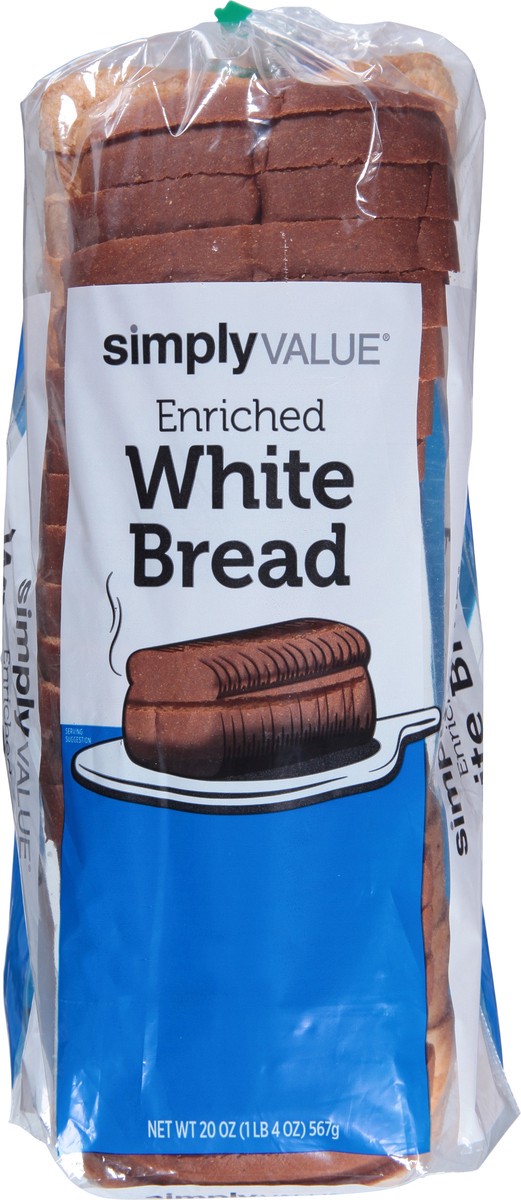 slide 3 of 13, Simply Value White Bread, 20 oz