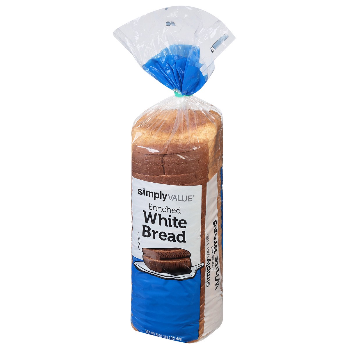 slide 12 of 13, Simply Value White Bread, 20 oz