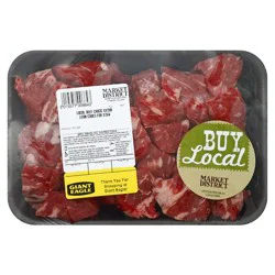 Market District Beef Chuck Cubes For Stew Extra Lean, Natural, Local