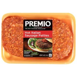 Premio Hot Italian Sausage Patties