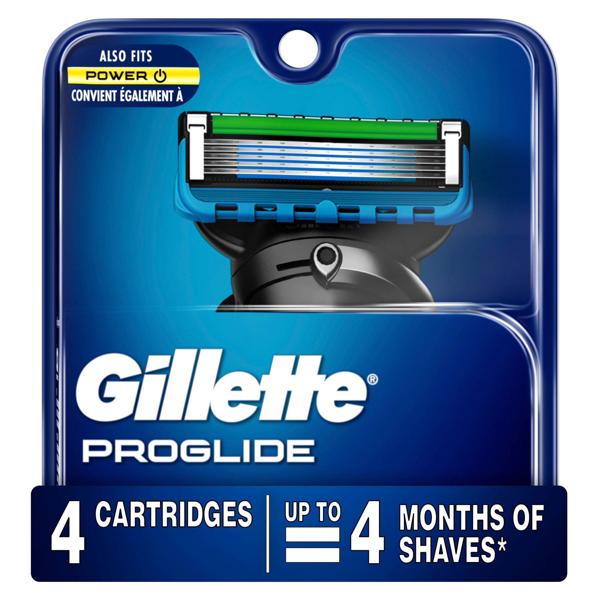 slide 1 of 11, Gillette Proglide Cartridges 4 ea, 4 ct