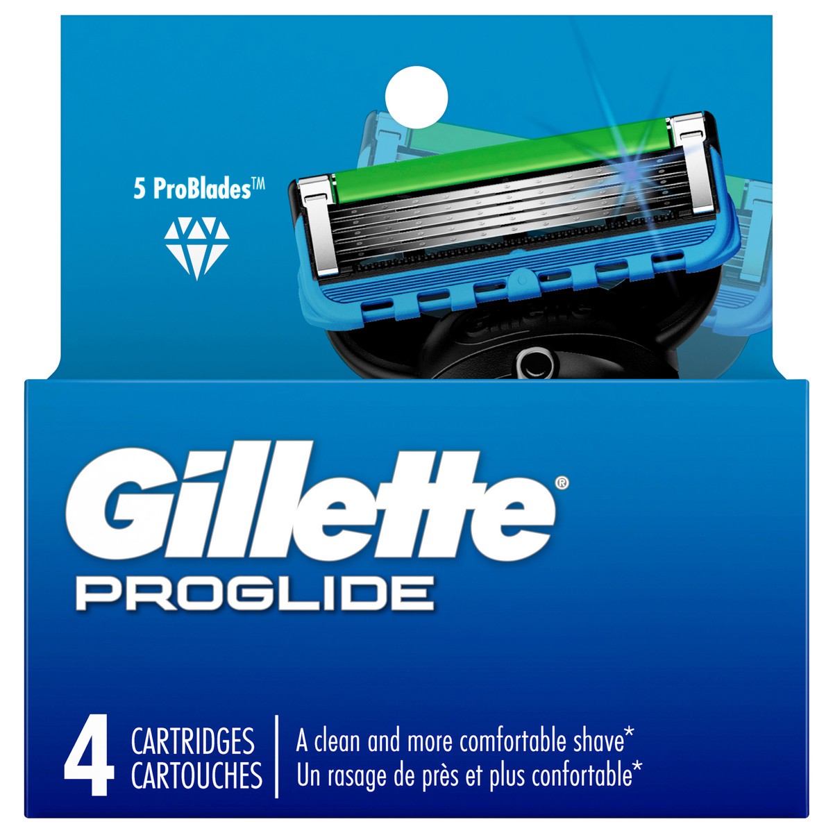 slide 1 of 3, Gillette Fusion ProGlide Power Men's Razor Blade Refills, 4 ct