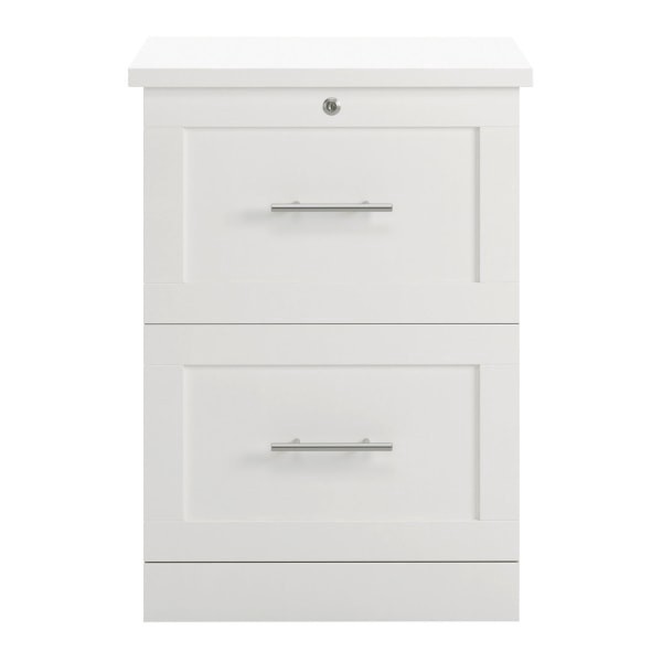 slide 8 of 8, Realspace® 17""D Vertical 2-Drawer File Cabinet, White, 1 ct