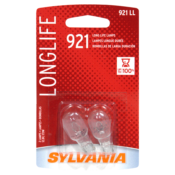 slide 1 of 6, Sylvania Long Life Miniature Bulb, 921LL (Contains 2 Bulbs), 2 ct