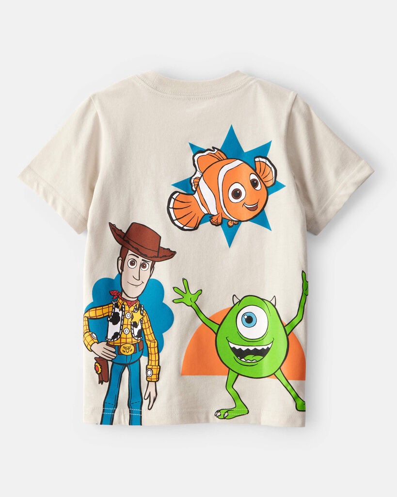 slide 3 of 4, Carter's Toddler Pixar Character Short-Sleeve Graphic Tee - Cream Multi 5T, 1 ct