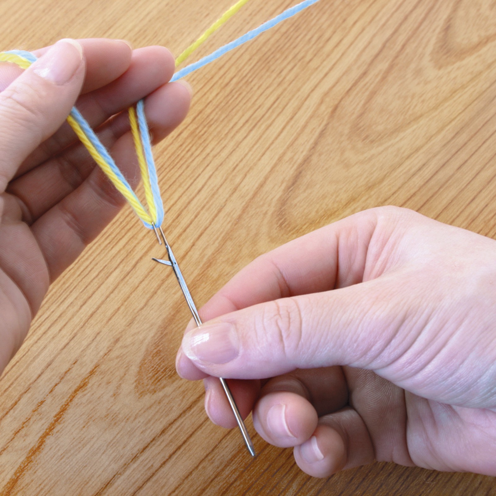 slide 4 of 5, Clover Darning Needles With Latch Hook Eye, 2.75 in