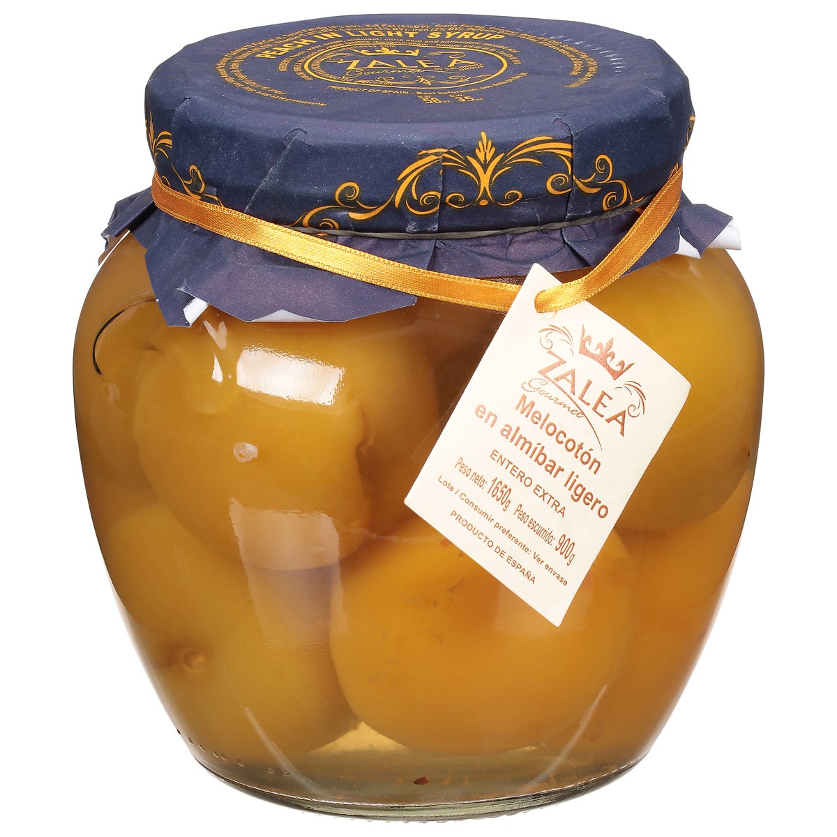 slide 4 of 11, Zalea Gourmet in Light Syrup Peach - 58 oz, 58 oz