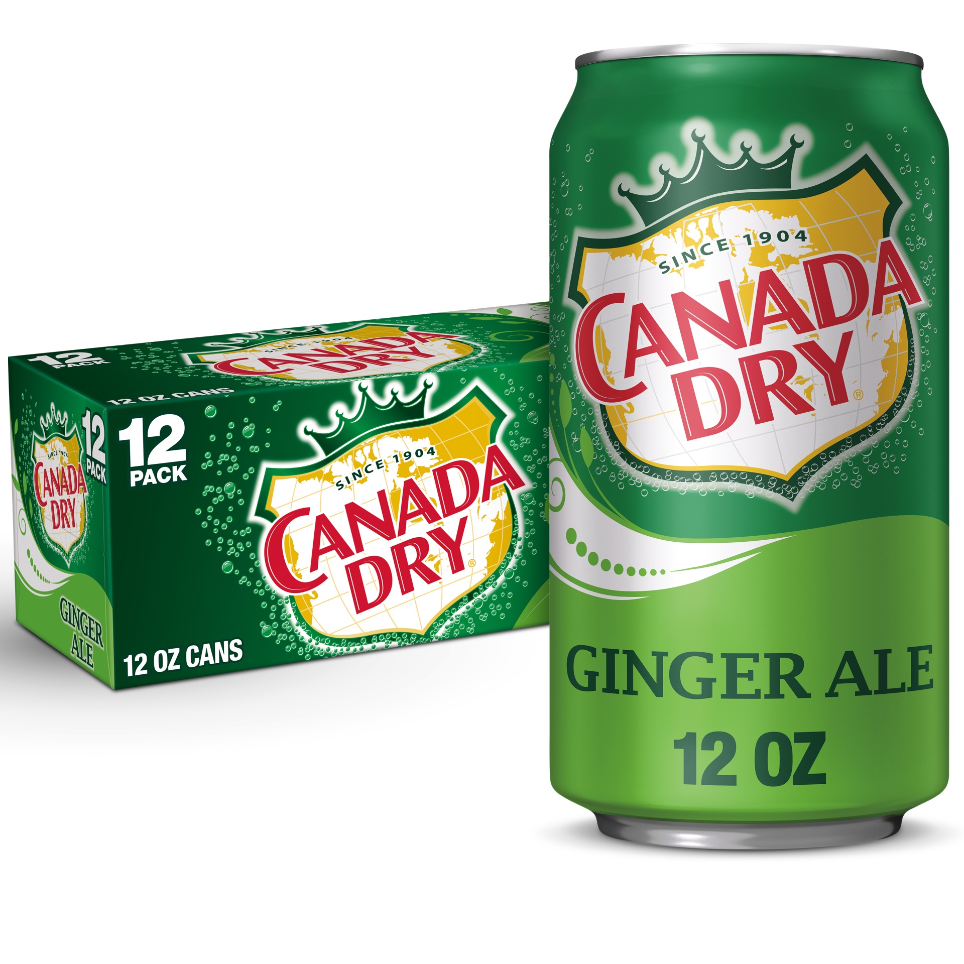 slide 1 of 2, Canada Dry Ginger Ale Soda - 12 ct, 12 ct