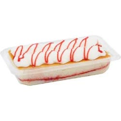 Market District Cake, White Almond Raspberry Bar