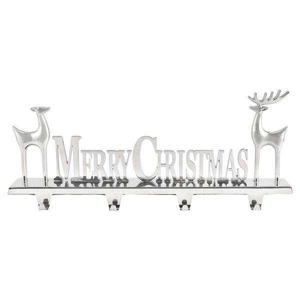 slide 1 of 1, December Home Stocking Holders Merry Christmas, 19.75, 1 ct