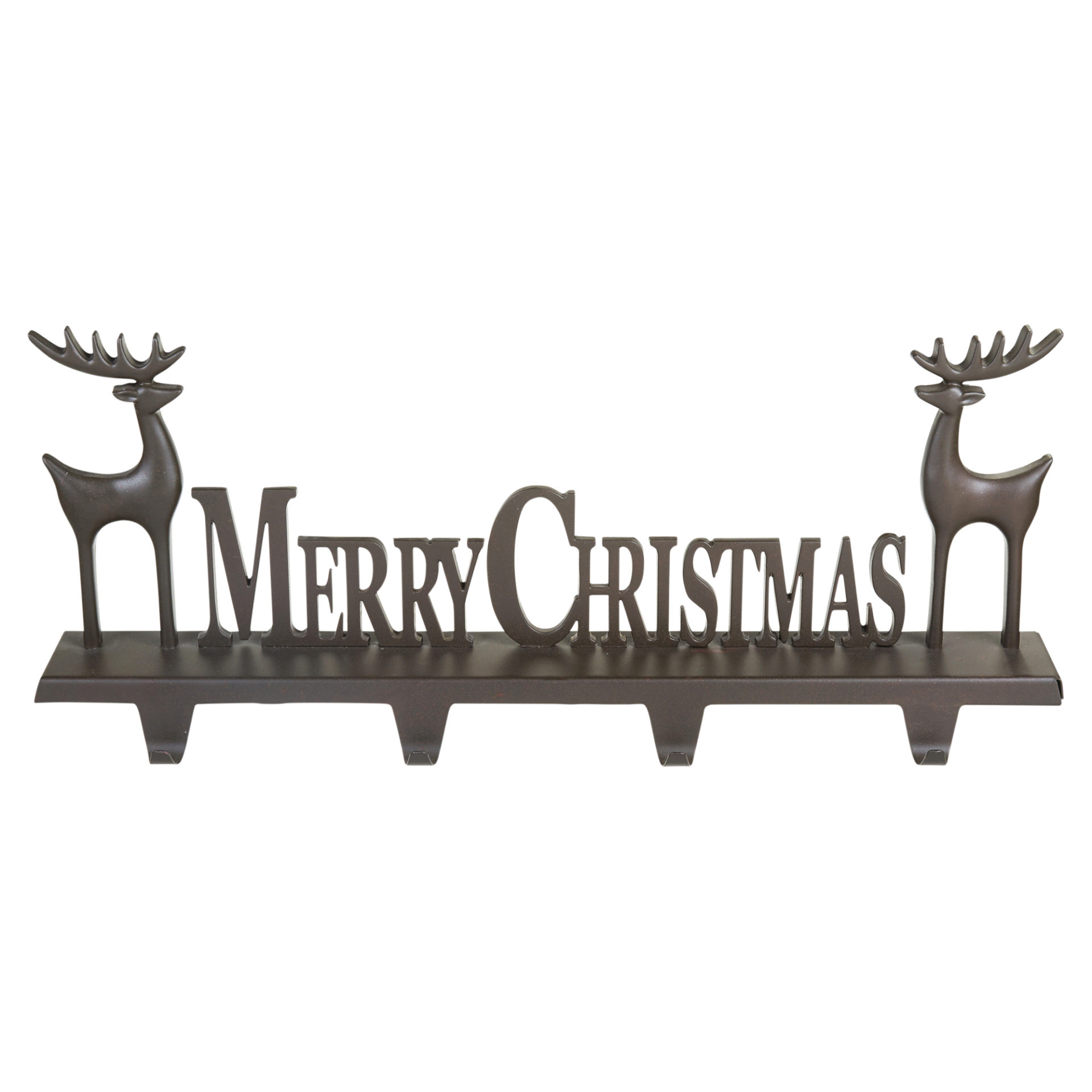 slide 1 of 1, December Home Stocking Holders Merry Christmas, 19.75, 1 ct