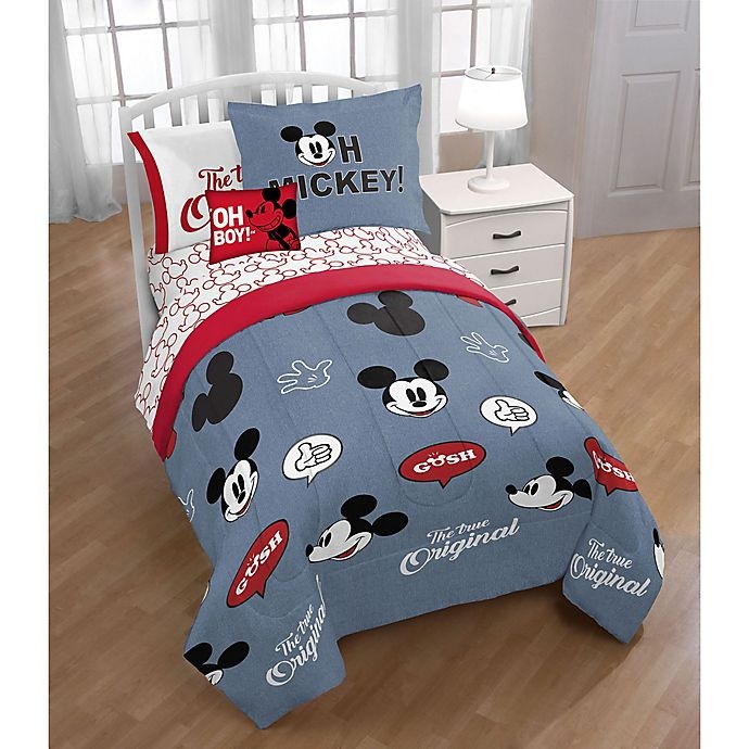 slide 1 of 1, Disney Mickey Mouse Twin/Full Comforter, 3 ct