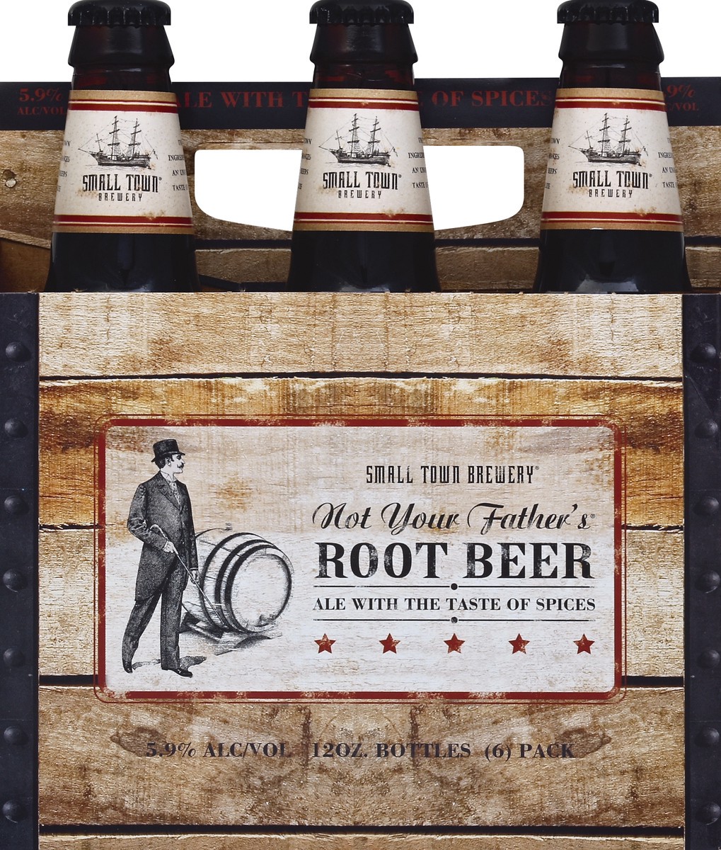 slide 4 of 4, Not Your Father's Root Beer Bottles, 6 ct; 12 oz