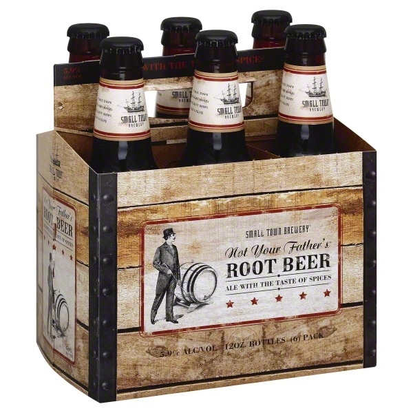slide 1 of 4, Not Your Father's Root Beer Bottles, 6 ct; 12 oz
