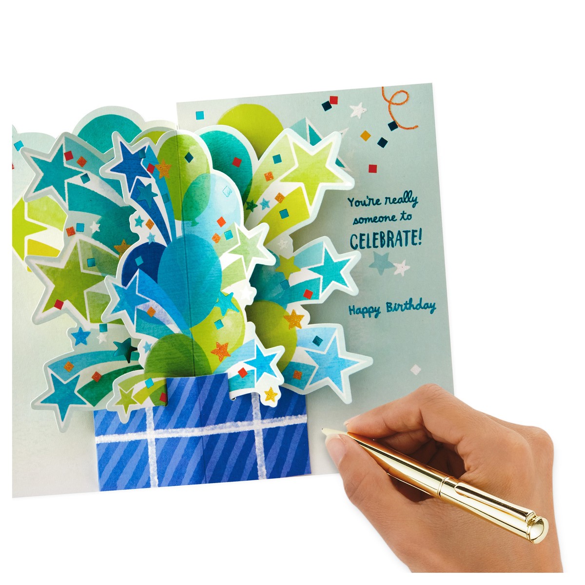 slide 5 of 5, Hallmark Paper Wonder Pop Up Birthday Card (Someone to Celebrate), 1 ct