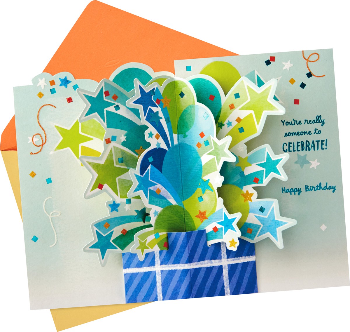 slide 3 of 5, Hallmark Paper Wonder Pop Up Birthday Card (Someone to Celebrate), 1 ct